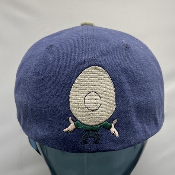 Warner Bros Yosemite Sam Blue Vintage Hat Acme Clothing Fast Shipping - Picture 7 of 16